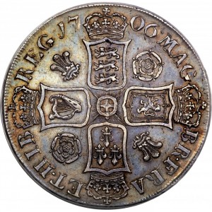 Реверс монеты Англия, 1 крона, 1703-1707