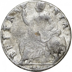 Реверс монеты Англия, ½ пенни, 1689-1692