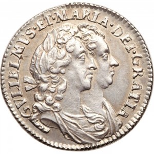 Аверс монеты Англия, 6 пенсов, 1693-1694