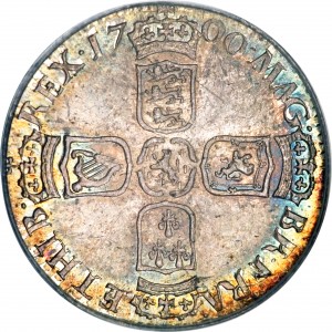 Реверс монеты Англия, 6 пенсов, 1697-1701
