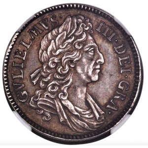 Аверс монеты Англия, 1 шиллинг, 1695-1698