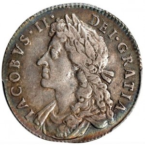 Аверс монеты Англия, 1 шиллинг, 1685-1688