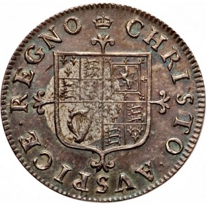 Реверс монеты Англия, 4 пенса, 1660
