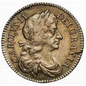 Аверс монеты Англия, 4 пенса, 1670-1684