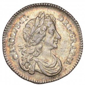 Аверс монеты Англия, 6 пенсов, 1674-1684