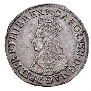 Аверс монеты Англия, 1 шиллинг, 1660