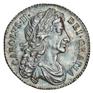 Аверс монеты Англия, 1 шиллинг, 1683-1684