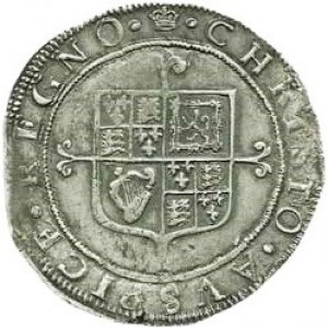 Реверс монеты Англия, ½ кроны, 1660