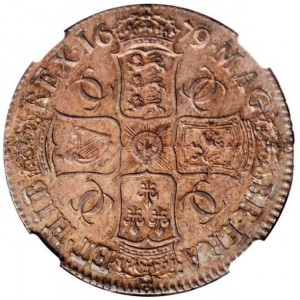 Реверс монеты Англия, 1 крона, 1679-1684