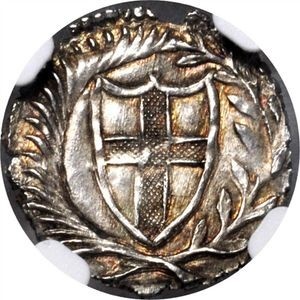 Аверс монеты Англия, 1 пенни, 1649
