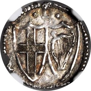 Реверс монеты Англия, 1 пенни, 1649