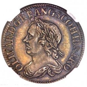 Аверс монеты Англия, 1 шиллинг, 1658