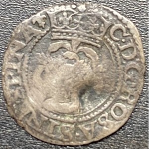 Аверс монеты Англия, 2 пенса, 1625, Роза с короной