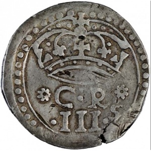 Аверс монеты Англия, 3 шиллинга, 1645
