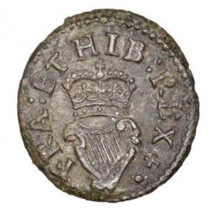 Реверс монеты Англия, 1 фартинг, 1613