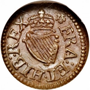 Реверс монеты Англия, 1 фартинг, 1614