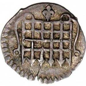 Аверс монеты Англия, ½ пенни, 1603