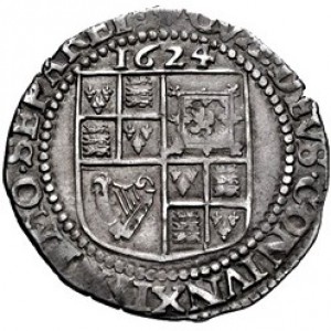 Реверс монеты Англия, 6 пенсов, 1621-1624