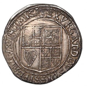 Реверс монеты Англия, 1 шиллинг, 1604, Второй бюст Якова I