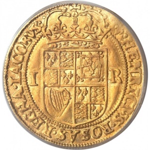 Реверс монеты Англия, 2 кроны, 1604