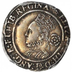 Аверс монеты Англия, 3 пенса, 1567-1577