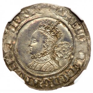 Аверс монеты Англия, 6 пенсов, 1566-1573