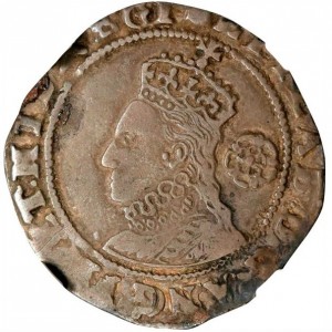 Аверс монеты Англия, 6 пенсов, 1582-1600