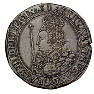 Аверс монеты Англия, ½ кроны, 1601-1602
