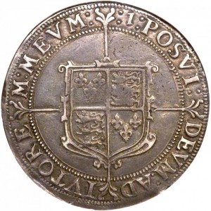 Реверс монеты Англия, 1 крона, 1601-1602