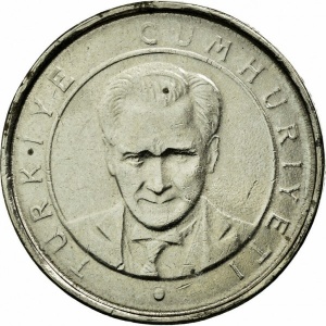 Аверс монеты Турция, 250.000 лир, 2002-2004