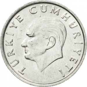 Аверс монеты Турция, 10 лир, 1984-1989