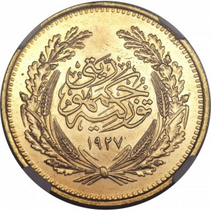 Реверс монеты Турция, 500 курушей, 1925-1929
