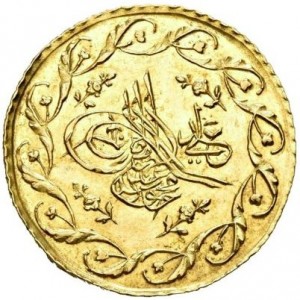 Аверс монеты Турция, 1 седид махмудийе, 1808