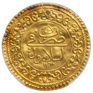 Реверс монеты Турция, 3 алтына, 1754