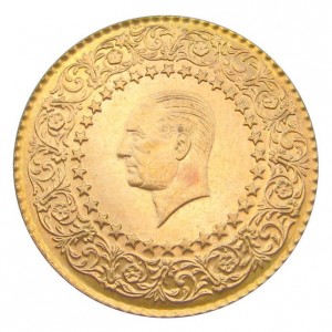 Аверс монеты Турция, 50 курушей, 1942-2013, Смерть Кемаля Ататюрка
