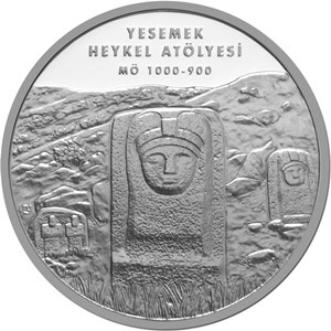 Реверс монеты Турция, 20 лир, 2016, Галерея статуй Йесемек