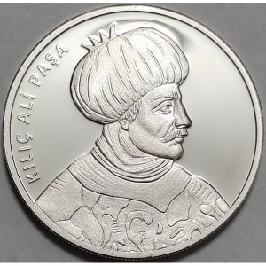 Реверс монеты Турция, 20 лир, 2019, Кылыч Али-Паша