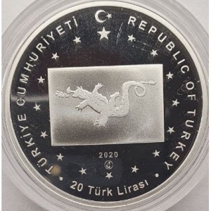 Аверс монеты Турция, 20 лир, 2020, Хунну (M.Ö. 204 - M.S. 216)