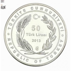 Аверс монеты Турция, 50 лир, 2013, Маяк Инджебурун