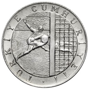 Аверс монеты Турция, 150 лир, 1978, Чемпионат Мира по футболу 1978