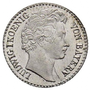 Аверс монеты Бавария, 3 крейцера, 1830-1835