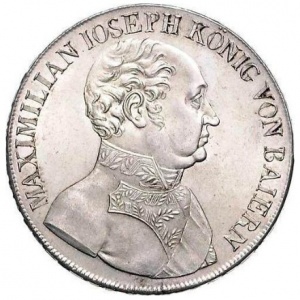 Аверс монеты Бавария, 1 талер, 1822-1825