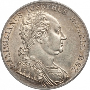Аверс монеты Бавария, 1 талер, 1818, Предоставление Конституции Баварии