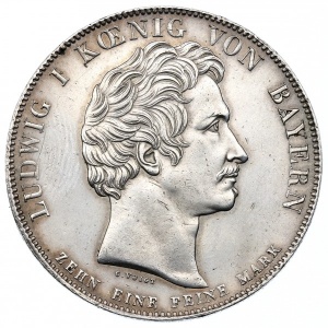 Аверс монеты Бавария, 1 талер, 1826, Перевод университета из Ландсхута в Мюнхен