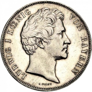 Аверс монеты Бавария, 2 талера, 1840, Альбрехт Дюрер