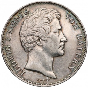 Аверс монеты Бавария, 2 талера, 1842, Вальхалла