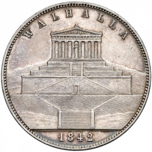 Реверс монеты Бавария, 2 талера, 1842, Вальхалла