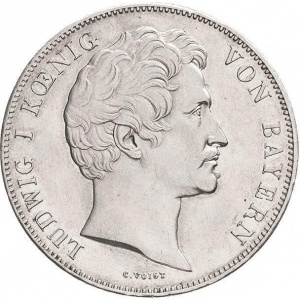 Аверс монеты Бавария, 2 талера, 1848, Отречение Людвига I в пользу Максимилиана