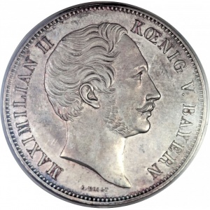 Аверс монеты Бавария, 2 талера, 1848, Новая Конституция