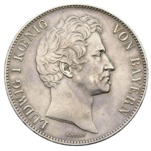 Аверс монеты Бавария, 2 талера, 1839-1841